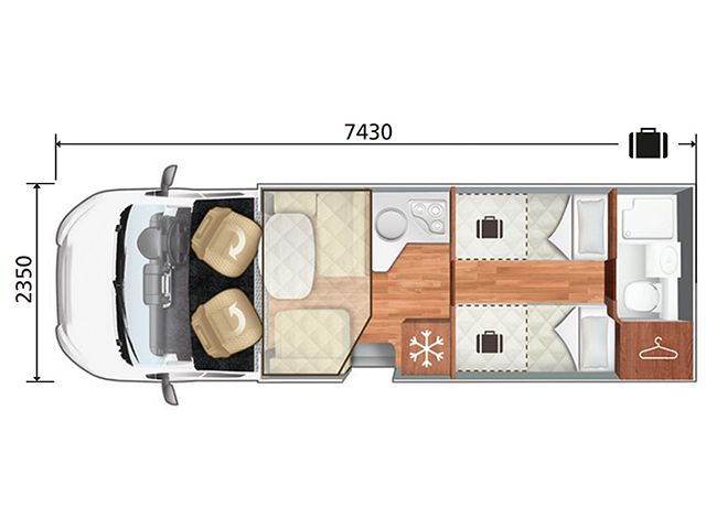 Roller Team T Line 785 - Lo Line - Drop Down Bed