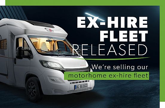 Ex-Hire fleet of motorhomes is now available for sale