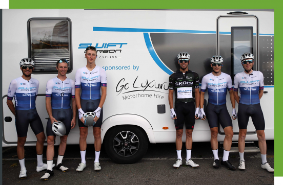 Pro Cycle Team Partners with Go Luxury Motorhome Hire